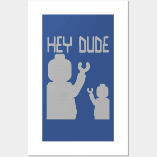 Minifig Hey Dude Posters and Art